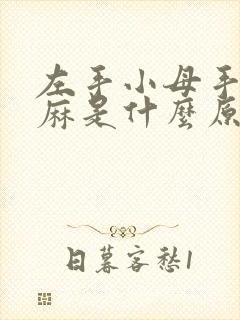 左手小母手指头麻是什么原因封面