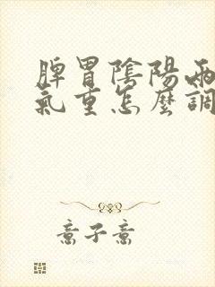 脾胃阴阳两虚湿气重怎么调理