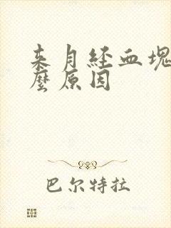 来月经血块多什么原因封面