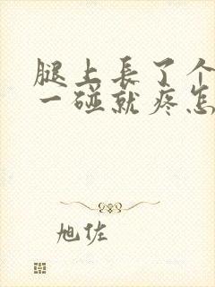 腿上长了个疙瘩一碰就疼怎么回事