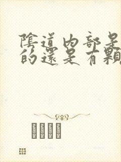 阴道内部是光滑的还是有颗粒状的东西