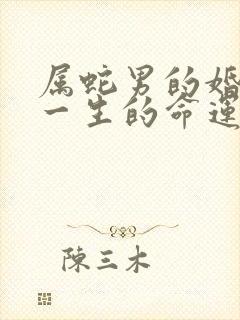 属蛇男的婚姻和一生的命运如何