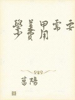 学美甲需要花多少费用