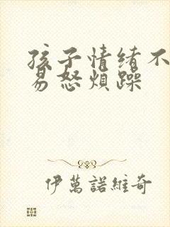 孩子情绪不稳定易怒烦躁