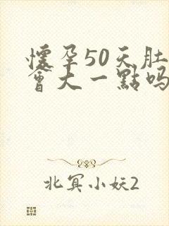 怀孕50天肚子会大一点吗封面