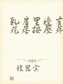 乳房里边有个小疙瘩按压疼痛封面