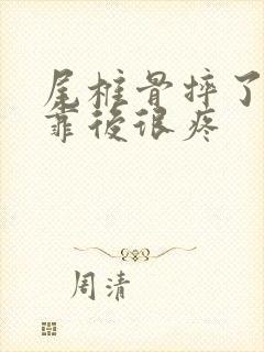 尾椎骨摔了坐着靠后很疼封面