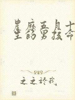 农历五月十八出生的男孩命运