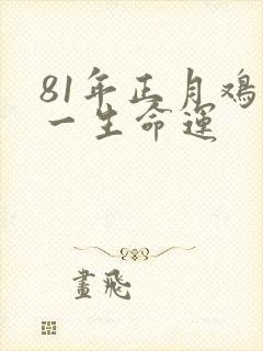81年正月鸡女一生命运