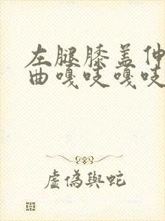 左腿膝盖伸直弯曲嘎吱嘎吱响不疼