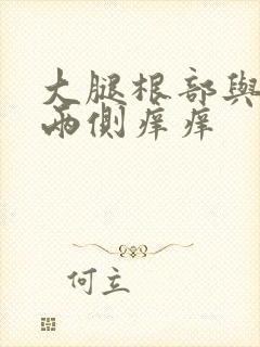 大腿根部与阴囊两侧痒痒