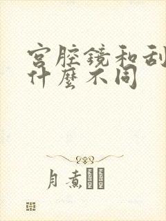 宫腔镜和刮宫有什么不同