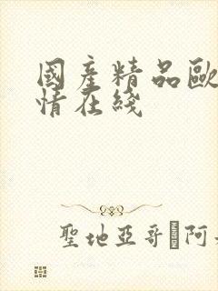 国产精品欧美激情在线封面