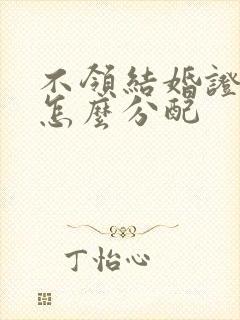 不领结婚证财产怎么分配