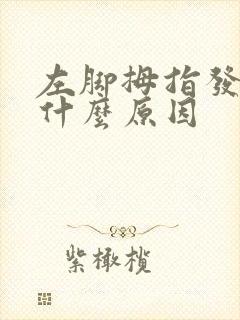 左脚拇指发麻是什么原因封面