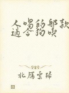 人喝的那款酸奶适合狗吃