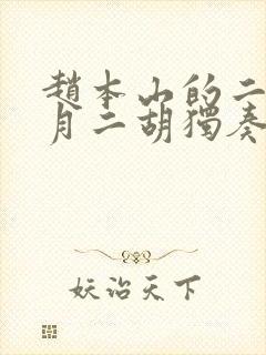 赵本山的二泉映月二胡独奏