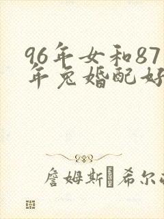 96年女和87年兔婚配好吗封面