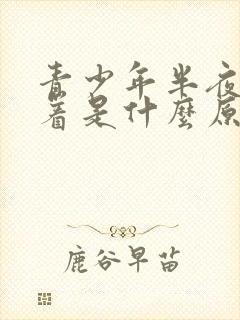 青少年半夜睡不着是什么原因