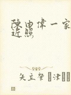 陈由伟一家三口近照