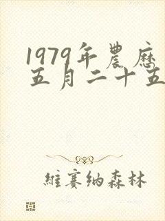 1979年农历五月二十五出生的命运如何封面