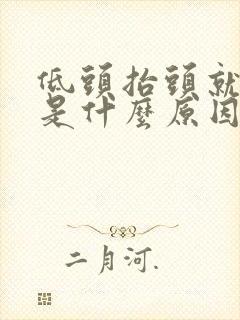 低头抬头就头晕是什么原因引起的