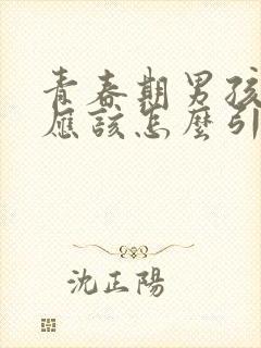 青春期男孩叛逆应该怎么引导