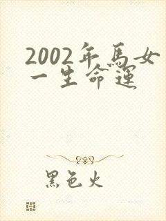 2002年马女一生命运封面