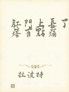 肛门上长了肉疙瘩有点痛封面