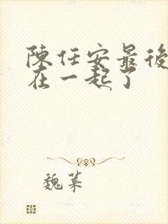 陈任安最后和谁在一起了封面