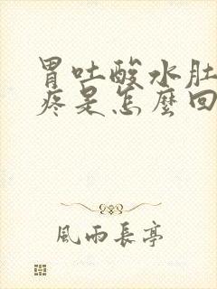 胃吐酸水肚子还疼是怎么回事封面