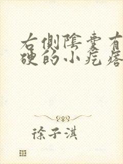 右侧阴囊有个硬硬的小疙瘩封面