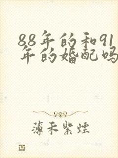 88年的和91年的婚配吗