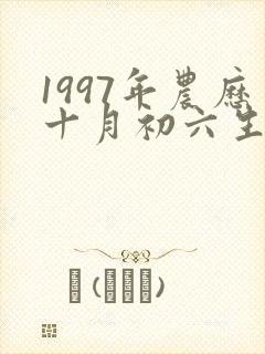 1997年农历十月初六生男孩命运怎么样