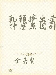 乳头挤出黄水是什么原因引起的