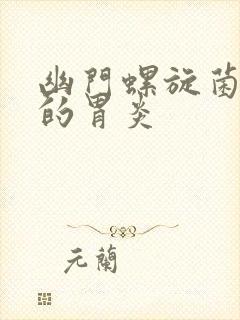 幽门螺旋菌感染的胃炎封面