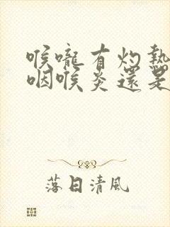 喉咙有灼热感是咽喉炎还是食管炎