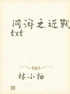 网游之近战法师txt