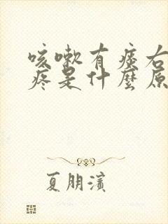 咳嗽有痰右胸口疼是什么原因