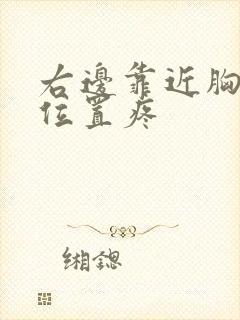 右边靠近胸部的位置疼