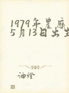 1979年农历5月13日出生的命运
