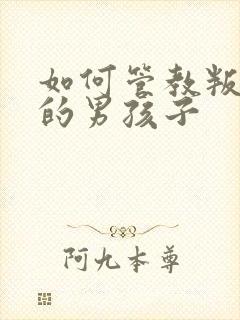 如何管教叛逆期的男孩子