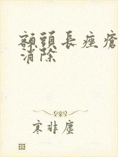 额头长痤疮怎么消除封面