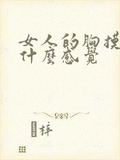 女人的胸摸起来什么感觉