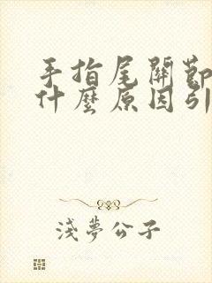 手指尾关节痛是什么原因引起的封面