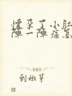 怀孕了小肚子一阵一阵痛怎么回事