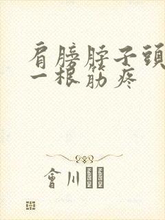 肩膀脖子头连着一根筋疼