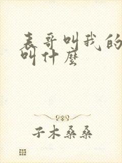 表哥叫我的孩子叫什么封面