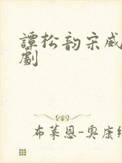 谭松韵宋威龙新剧