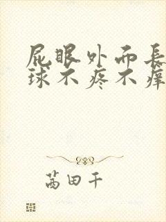 屁眼外面长了肉球不疼不痒封面